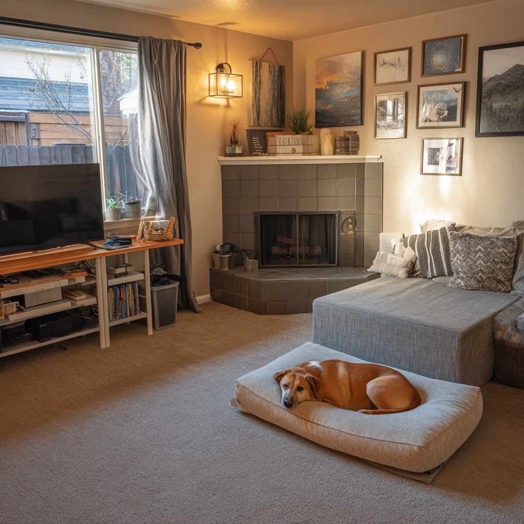 Budget-Friendly Builder Upgrade Around a Fireplace