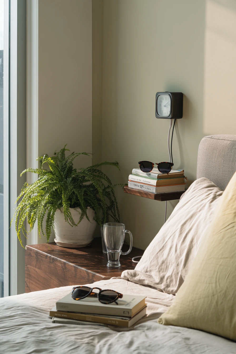 Small Space 60s Bedroom Nook