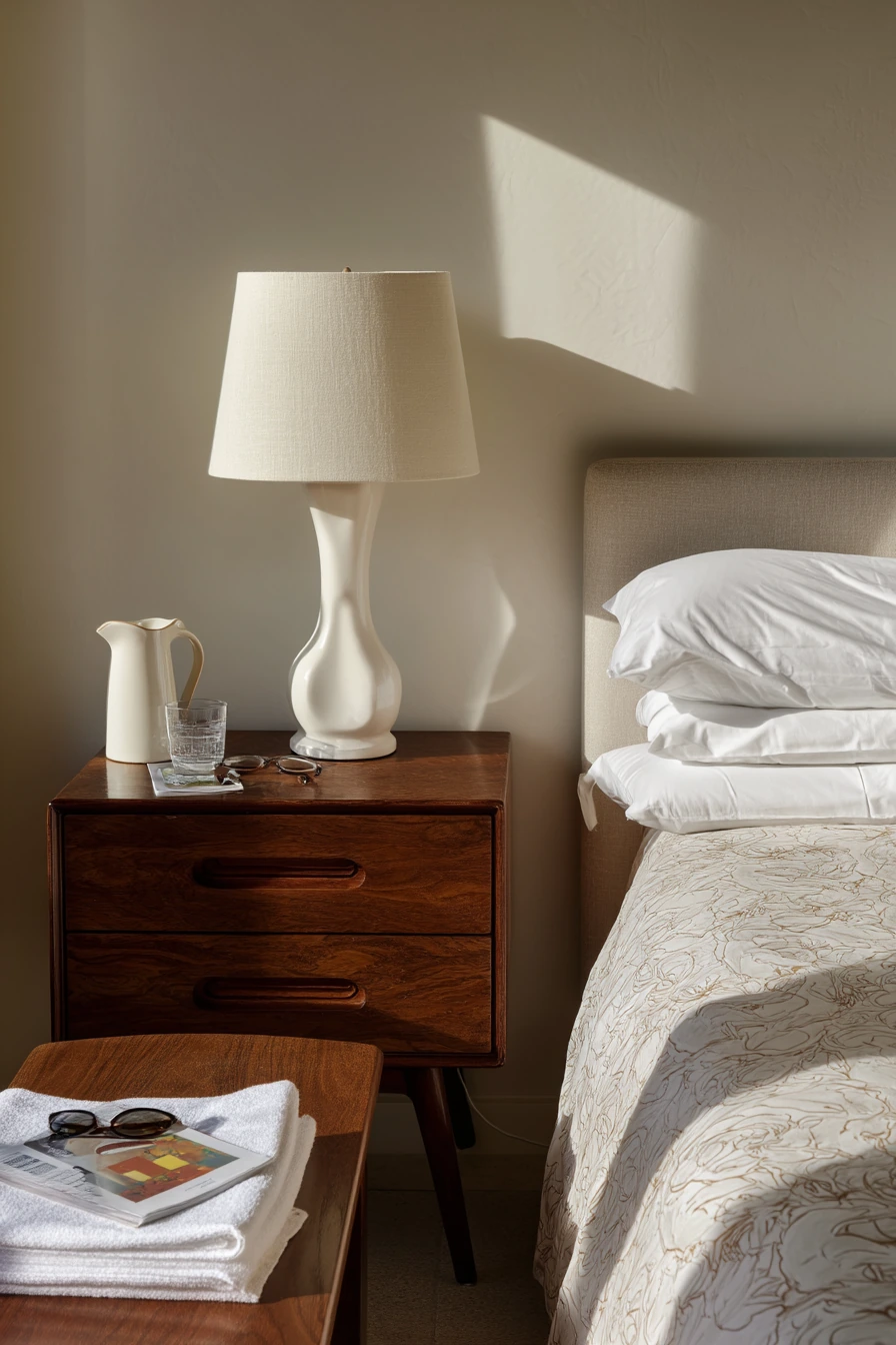 Guest Room With Quiet 60s Charm