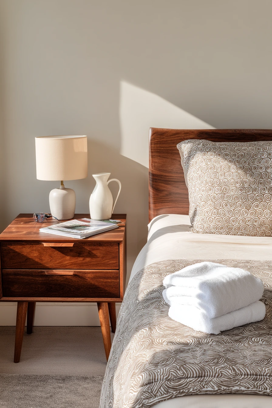 Guest Room With Quiet 60s Charm