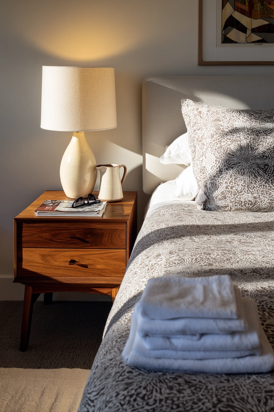 Guest Room With Quiet 60s Charm