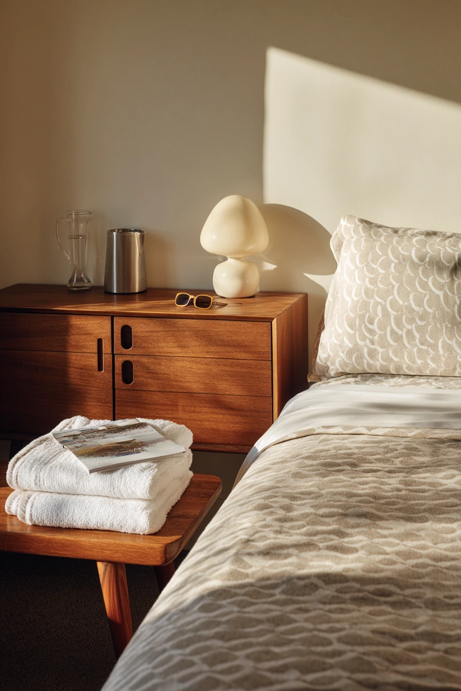 Guest Room With Quiet 60s Charm