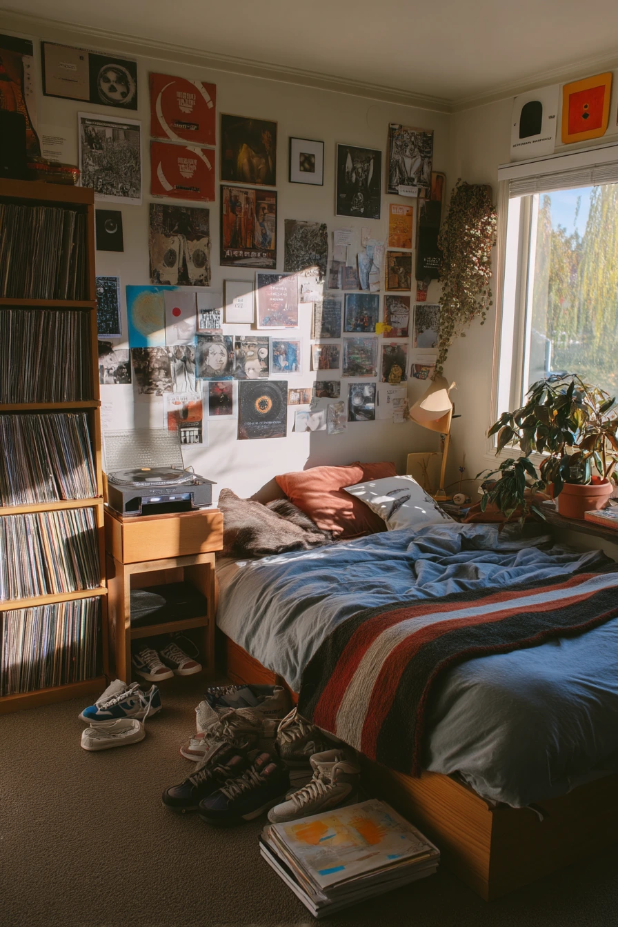 Teen Bedroom With Mid-Century Edge