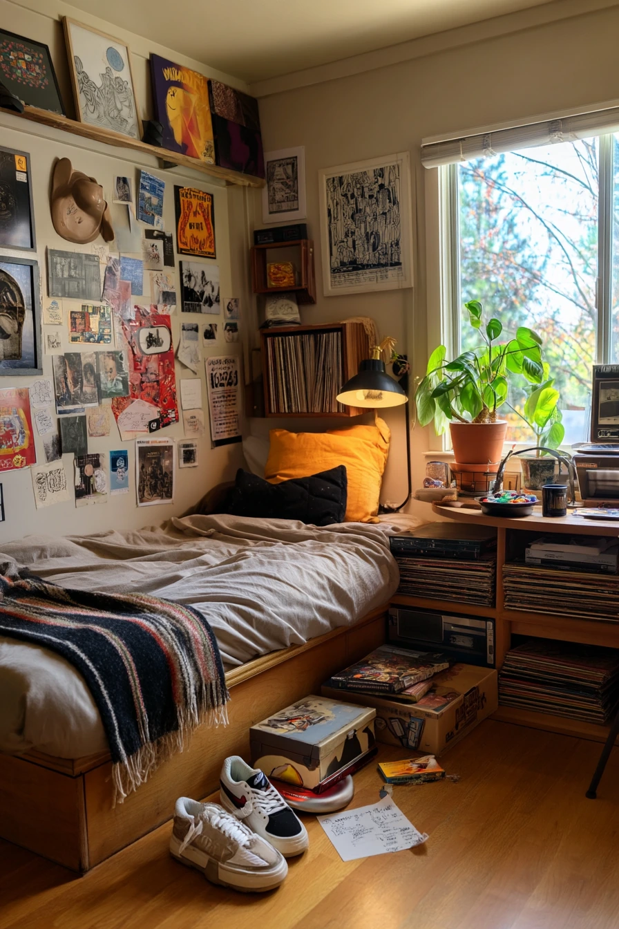 Teen Bedroom With Mid-Century Edge