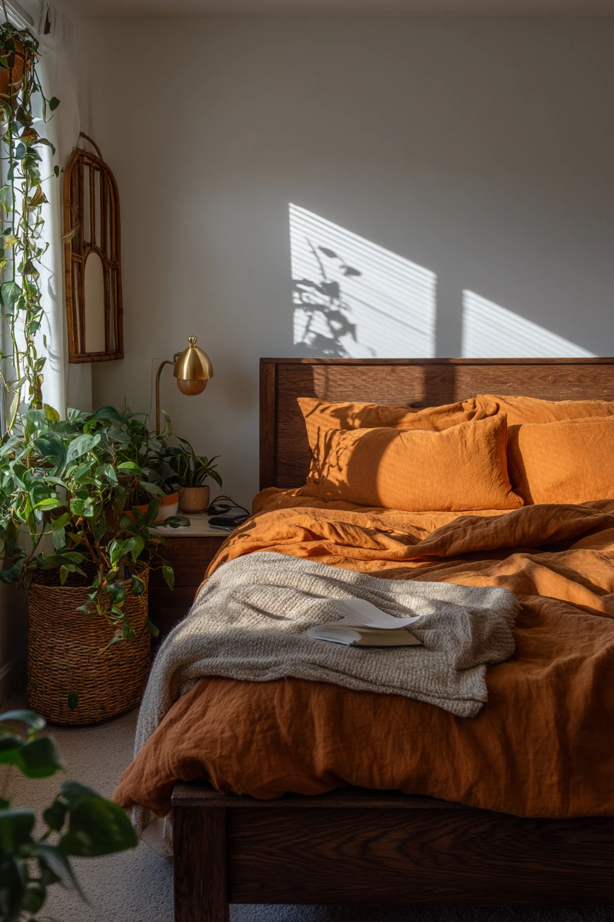 Budget Thrifted 70s Bedroom Makeover