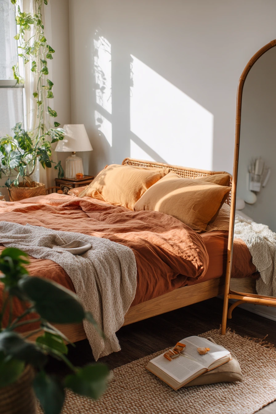Budget Thrifted 70s Bedroom Makeover