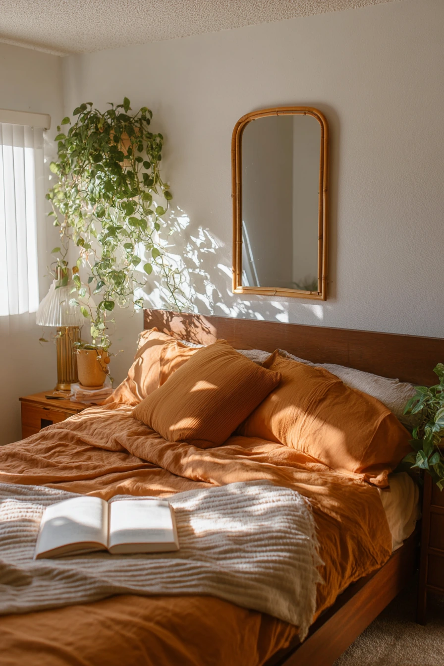 Budget Thrifted 70s Bedroom Makeover