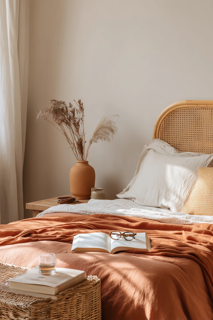 70s Guest Bedroom With Hotel-Calm Ease