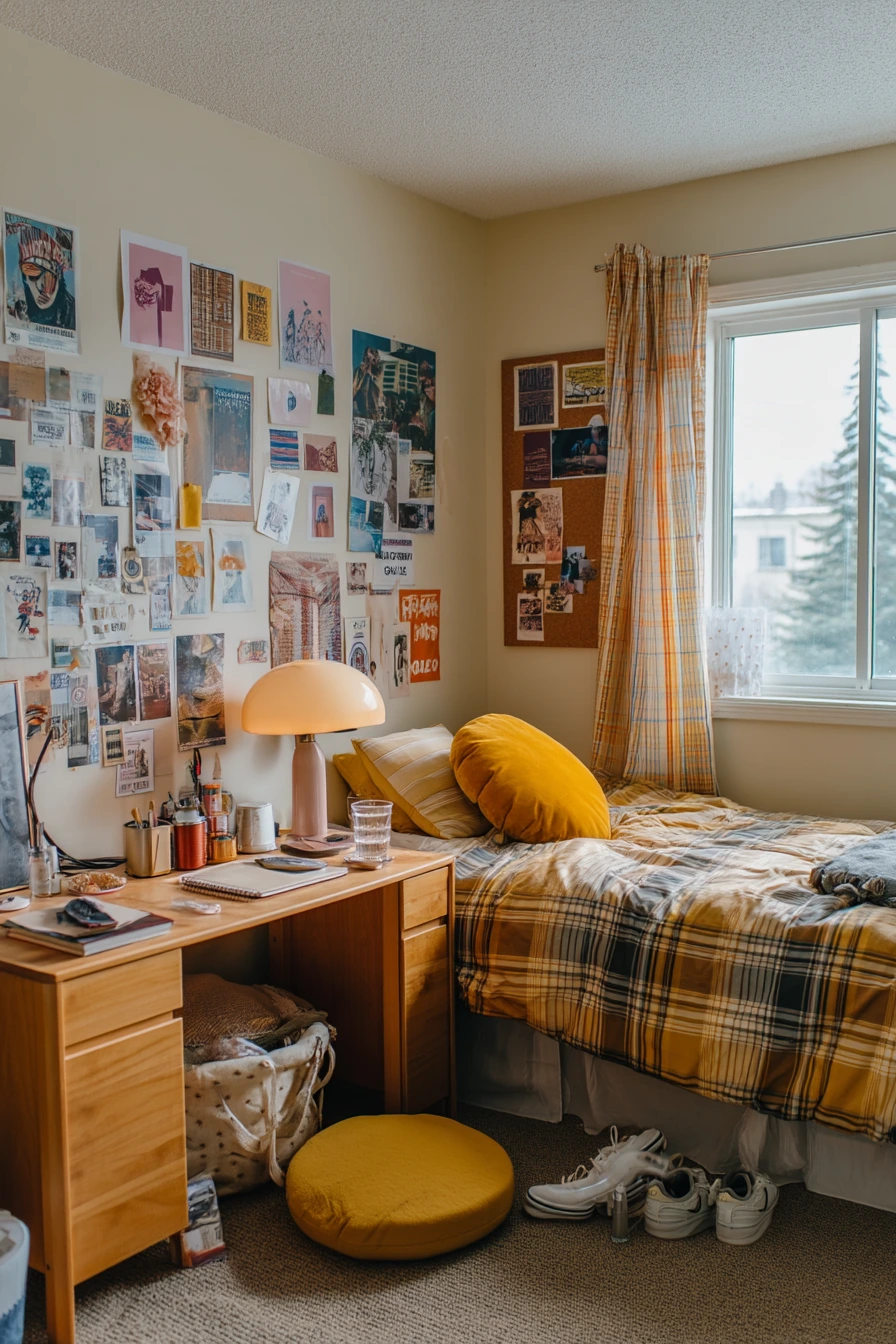 Teen Bedroom With Retro Personality