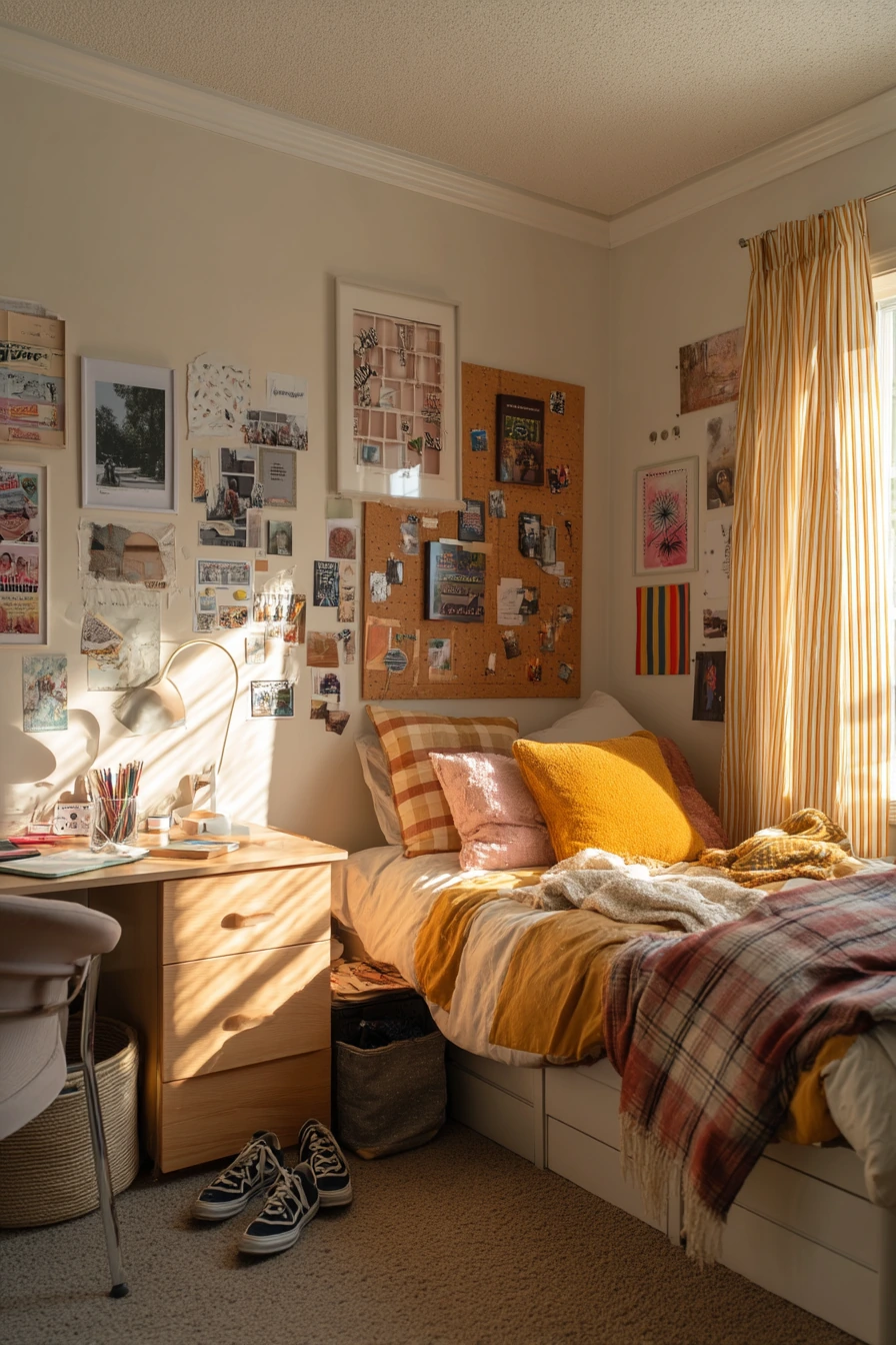 Teen Bedroom With Retro Personality
