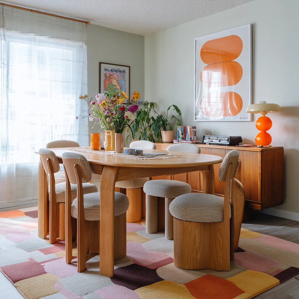 Mid-Century Meets 70s Eclectic