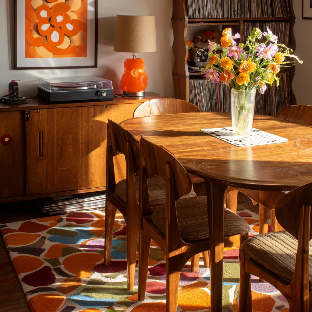 Mid-Century Meets 70s Eclectic
