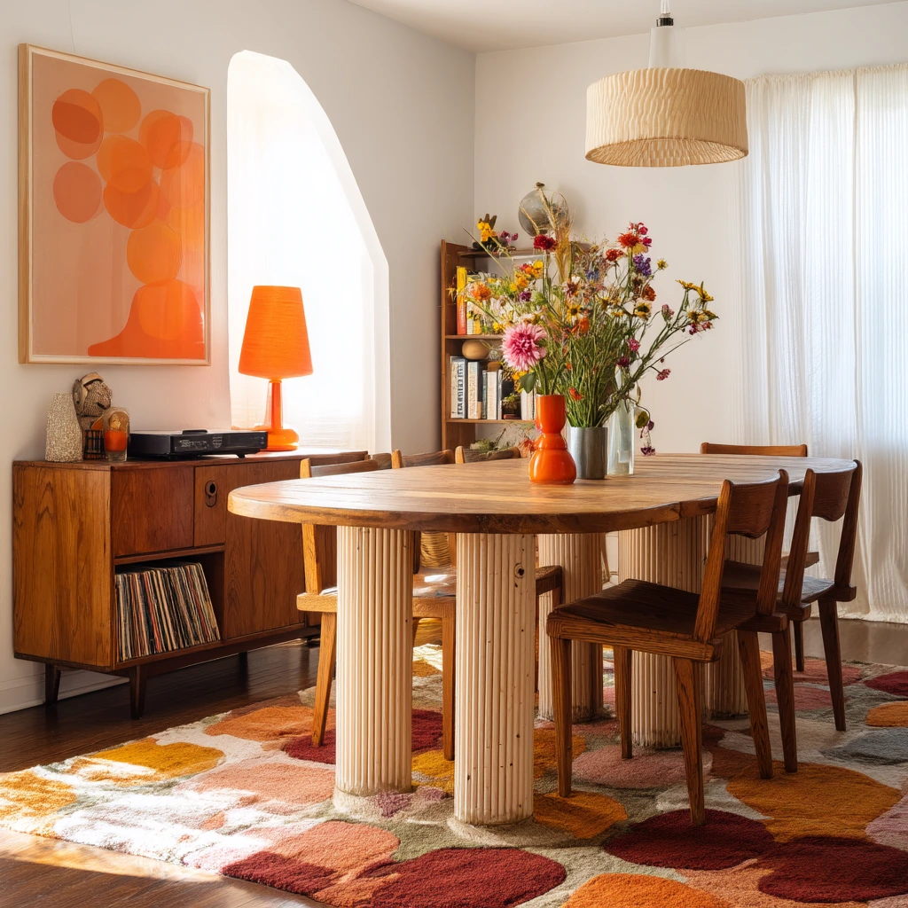 Mid-Century Meets 70s Eclectic