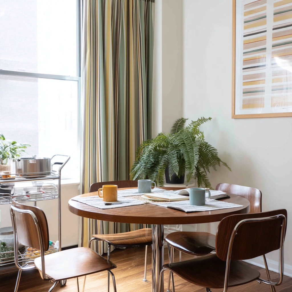 Small Apartment 70s Dining Corner