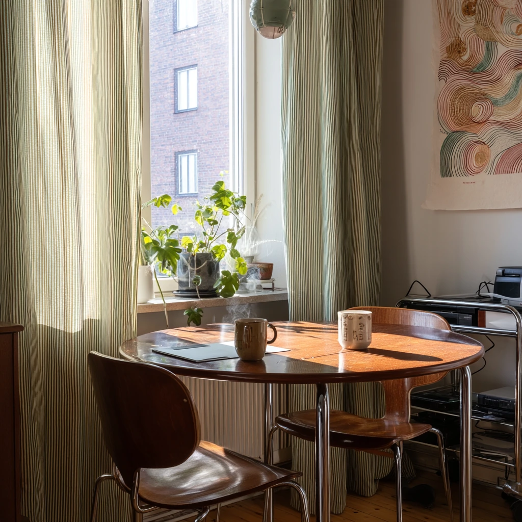 Small Apartment 70s Dining Corner