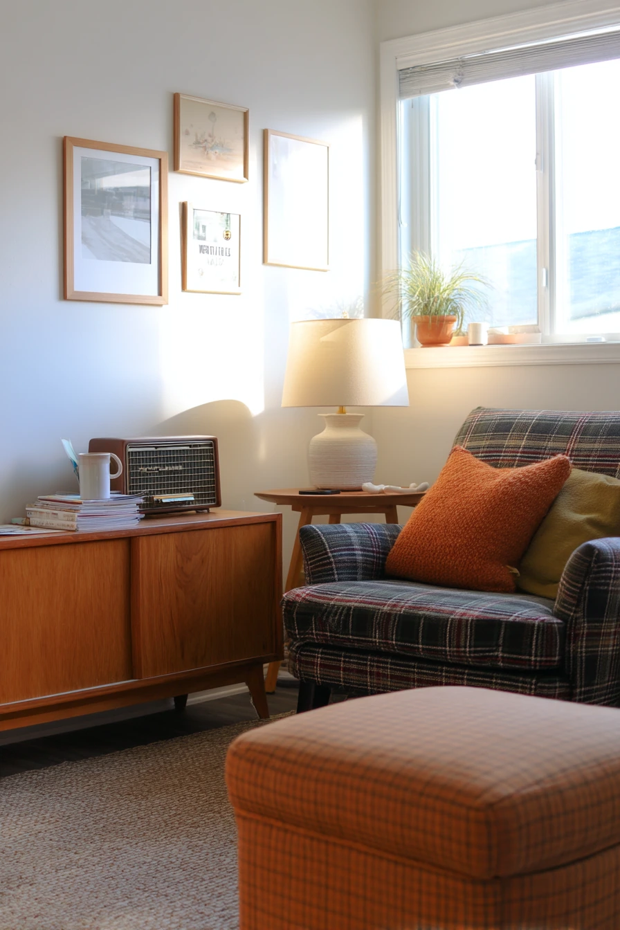 Budget 70s Living Room With Thrifted Finds