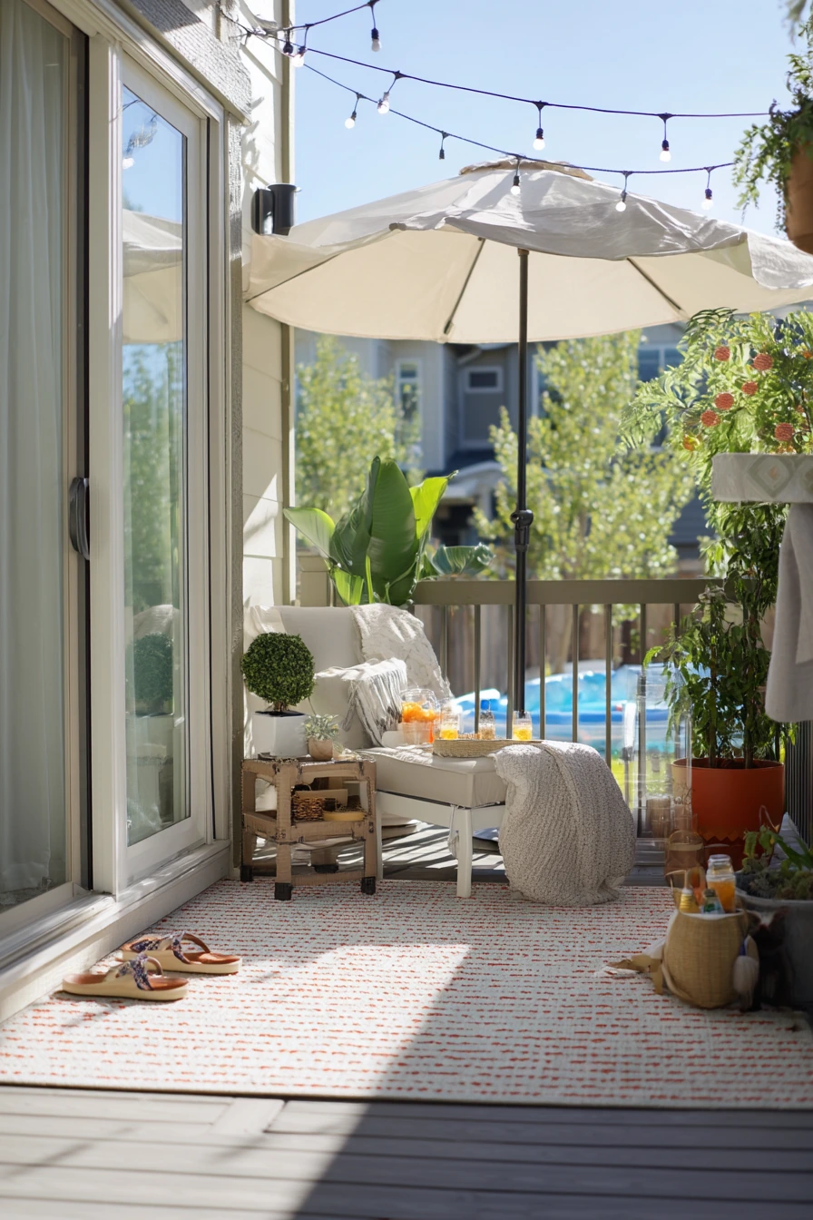 Renter-Friendly Patio Pool Setup