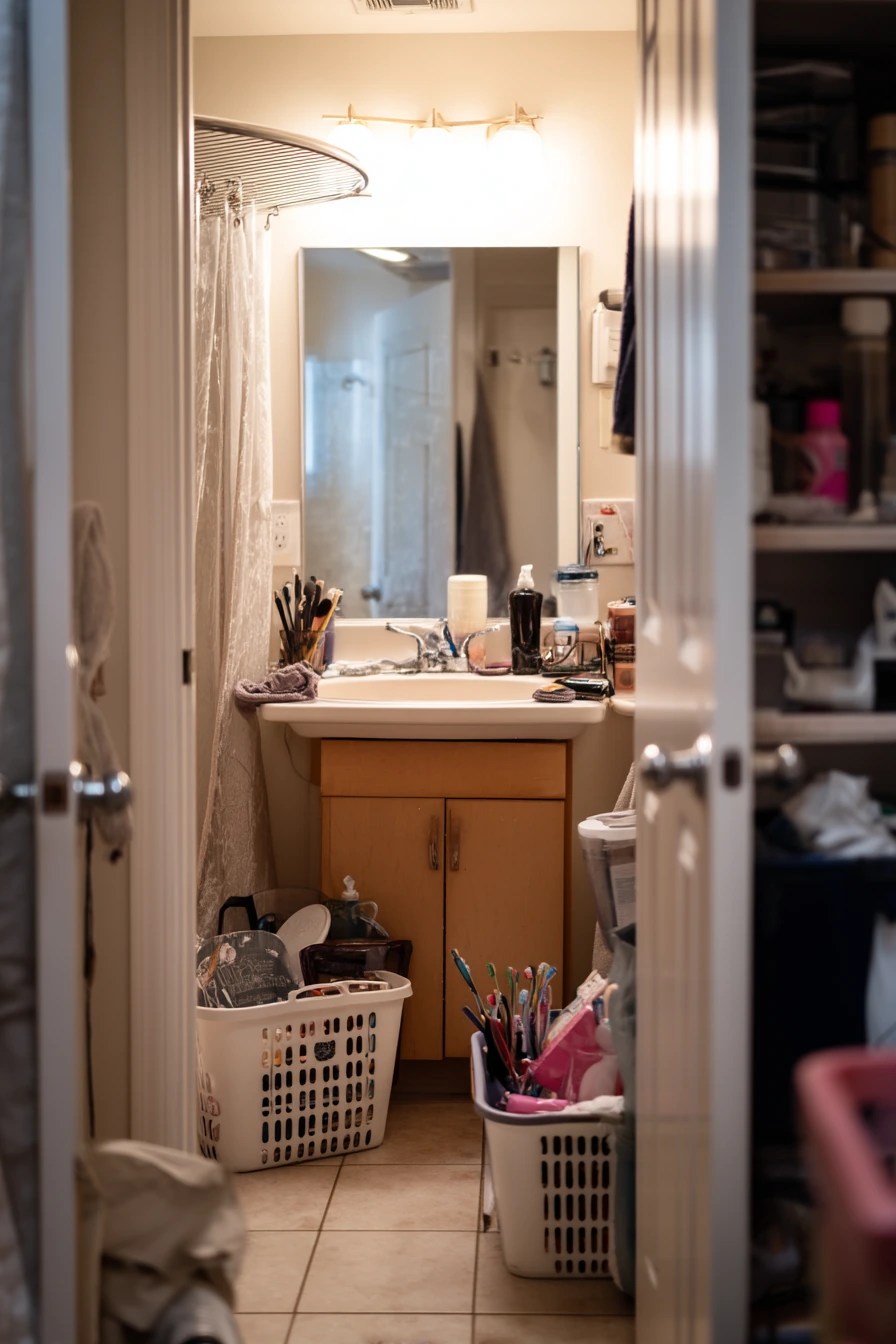Shared Bathroom Morning Rush
