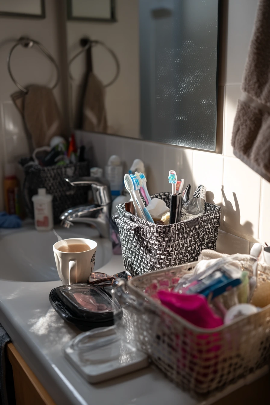 Shared Bathroom Morning Rush