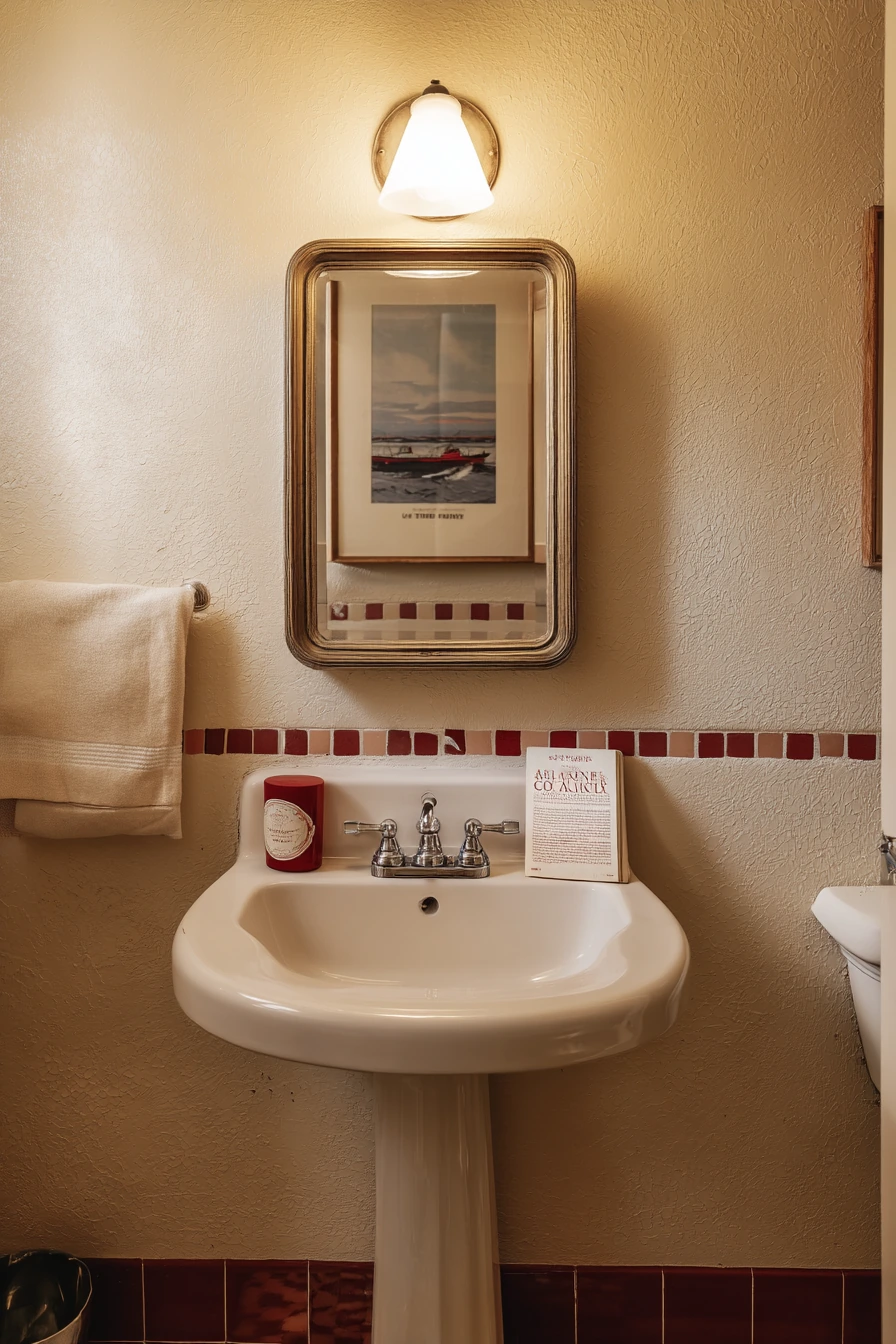 Small Guest Bath with Character