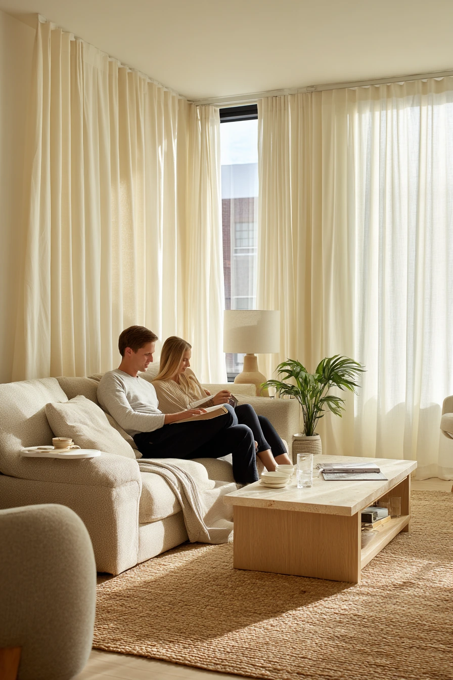 Sunlit Apartment Lounge