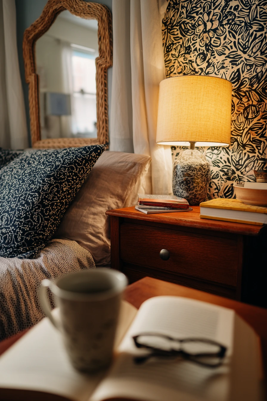 Renter-Friendly Textile Statement Bedroom