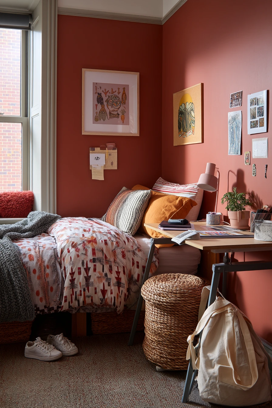 Teen Girl’s Afro-Chic Study Bedroom