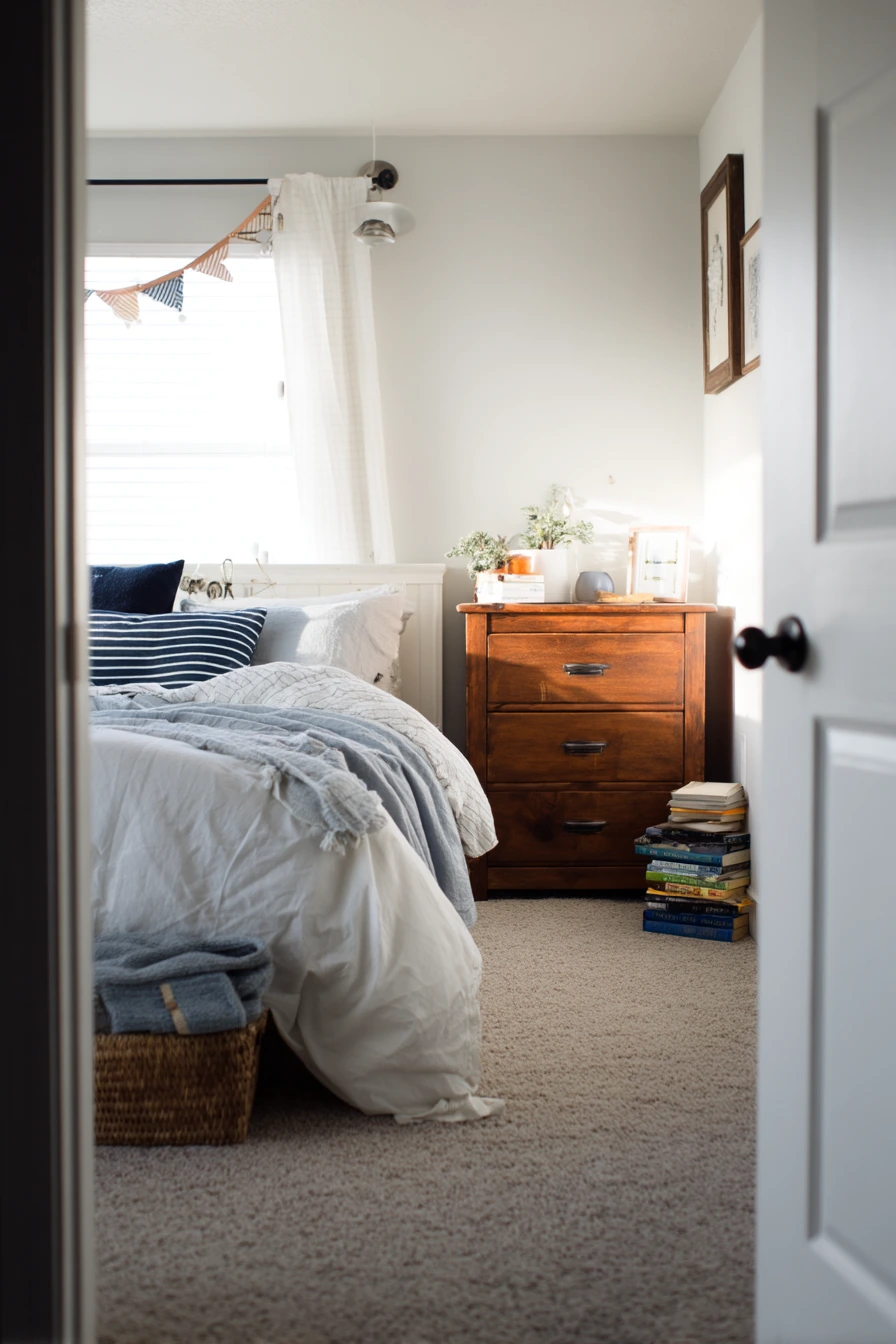Budget DIY Airplane Bedroom Makeover