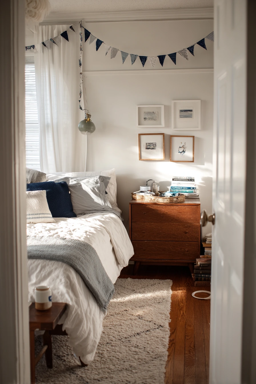 Budget DIY Airplane Bedroom Makeover