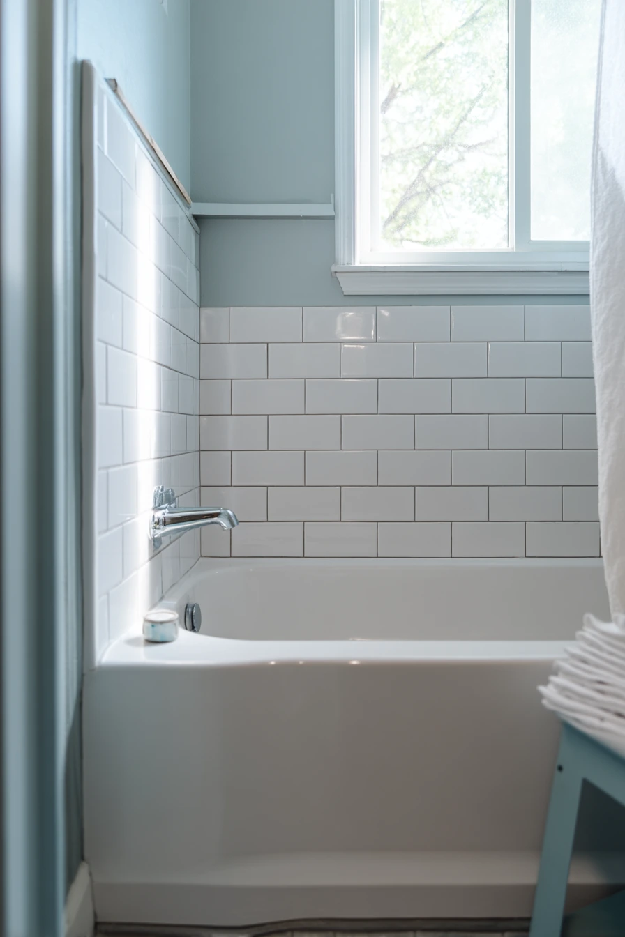 Budget Remodel Alcove Tub Idea