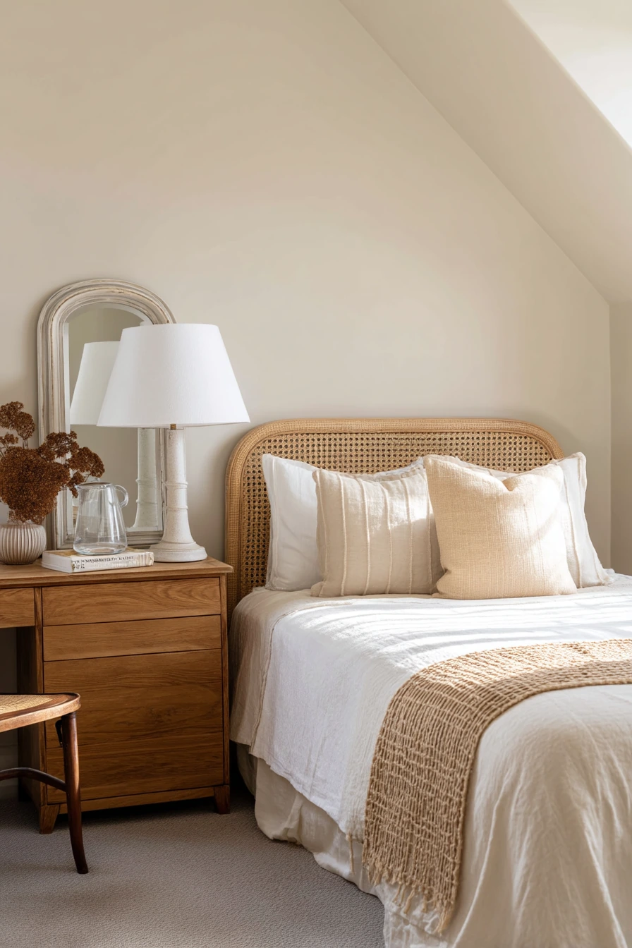 4. Beige Guest Bedroom with Weekend-Ready Ease