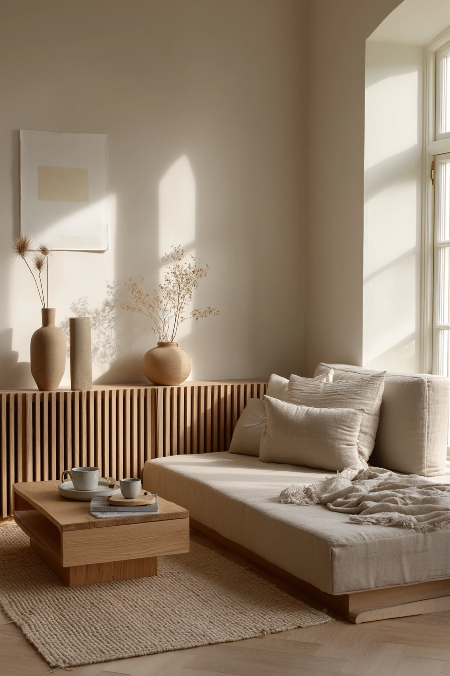 Japandi-Inspired Beige Home