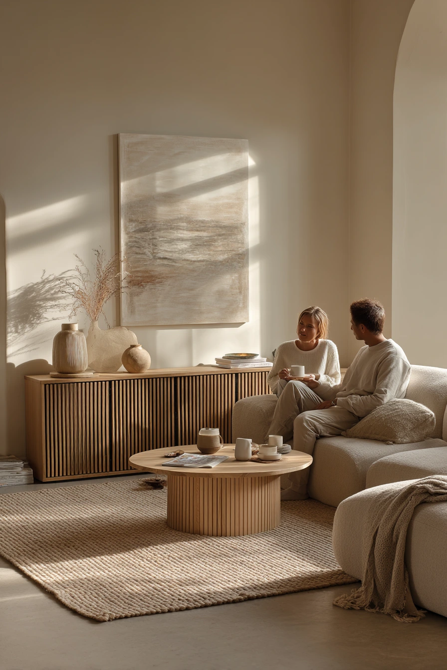 Japandi-Inspired Beige Home