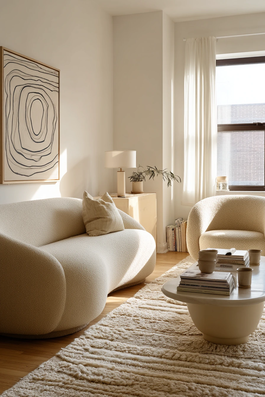 Warm Beige Apartment Styling