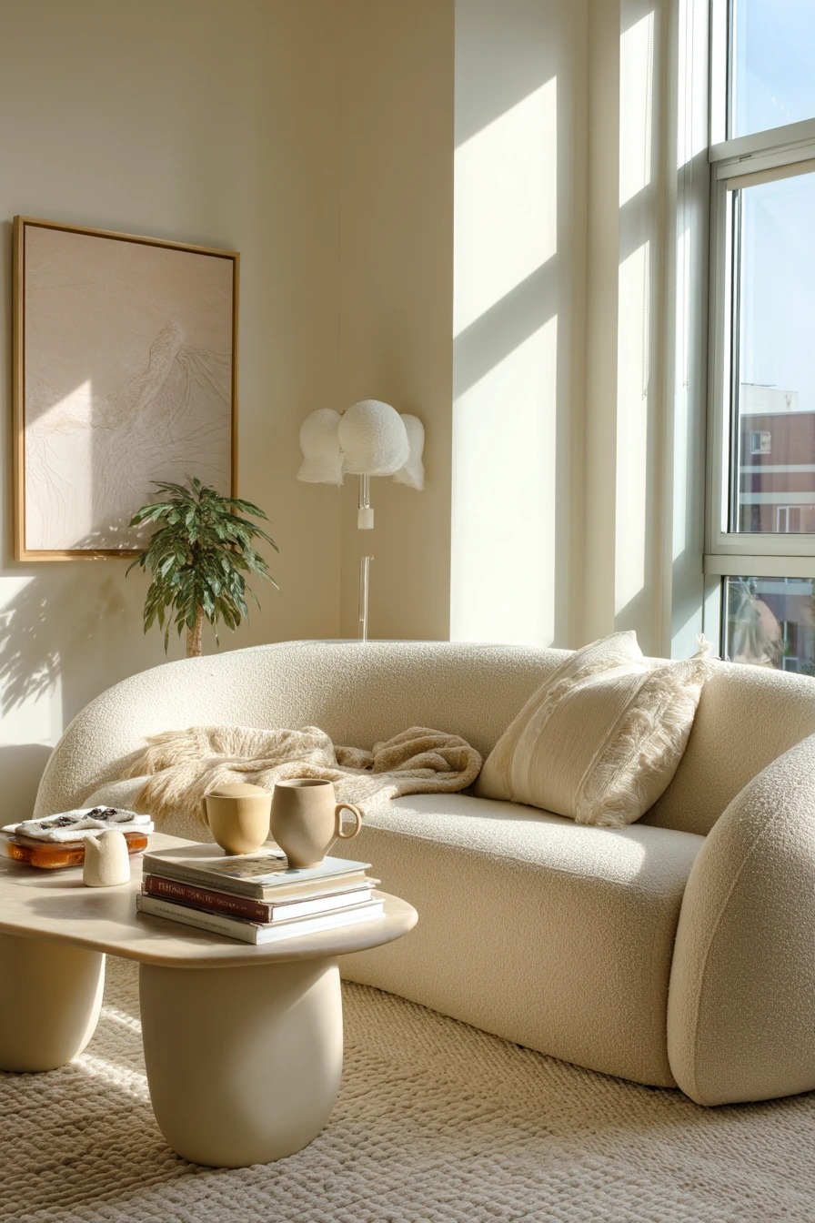 Warm Beige Apartment Styling