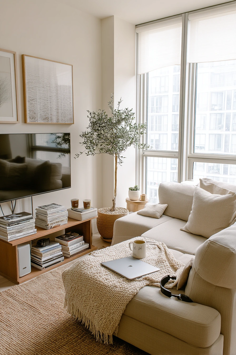 Small Beige Apartment Corner