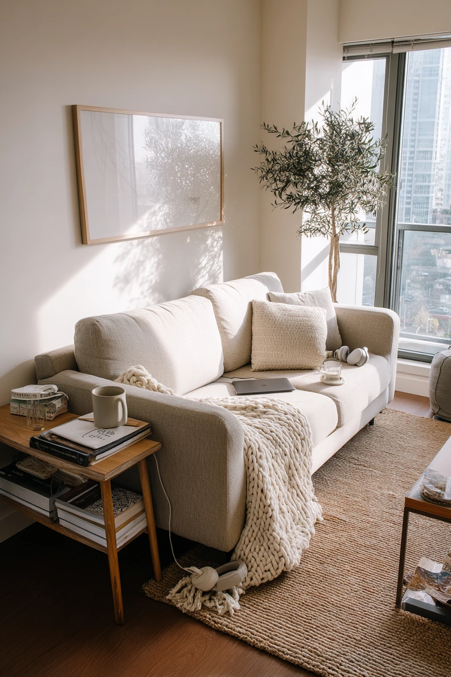 Small Beige Apartment Corner