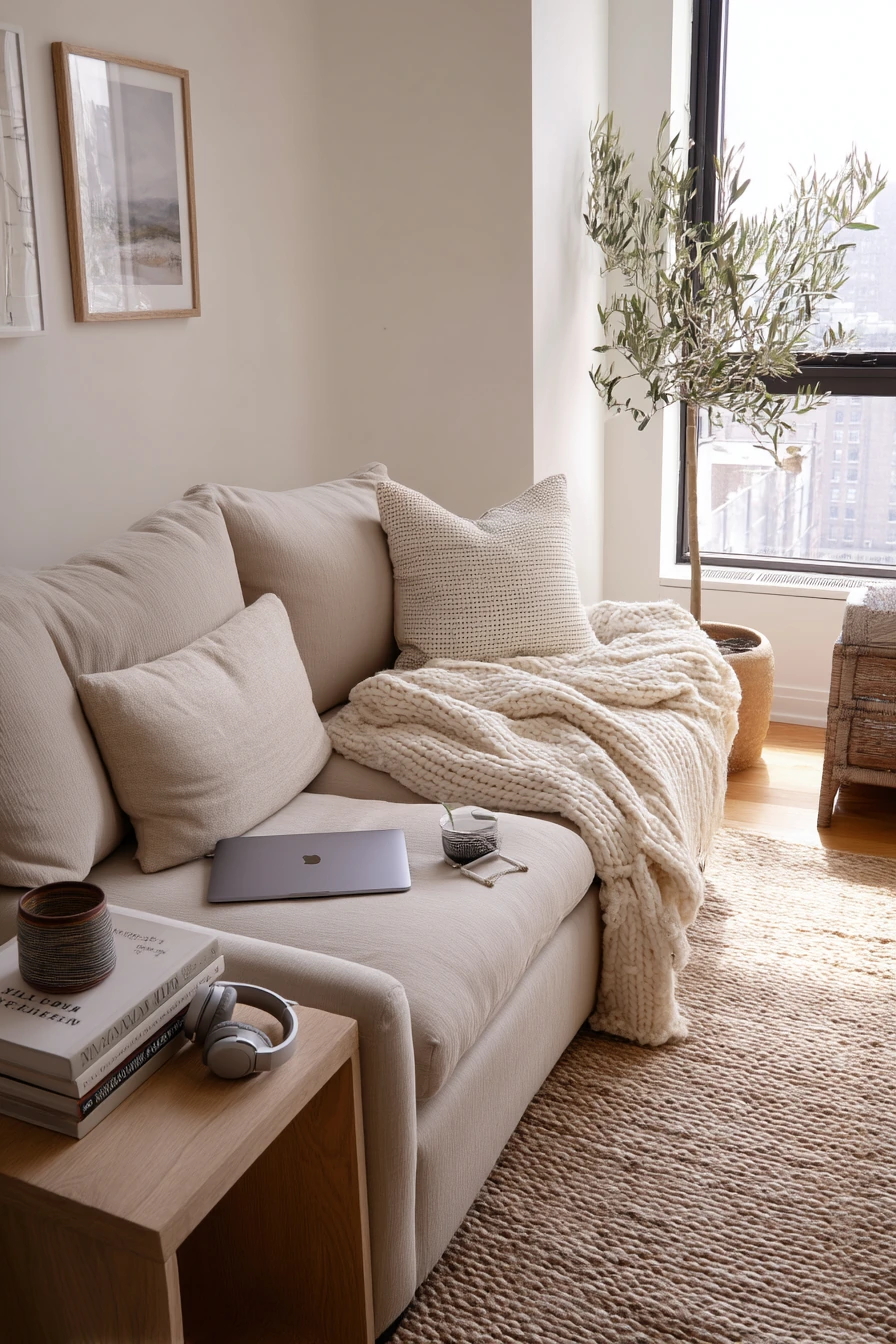 Small Beige Apartment Corner