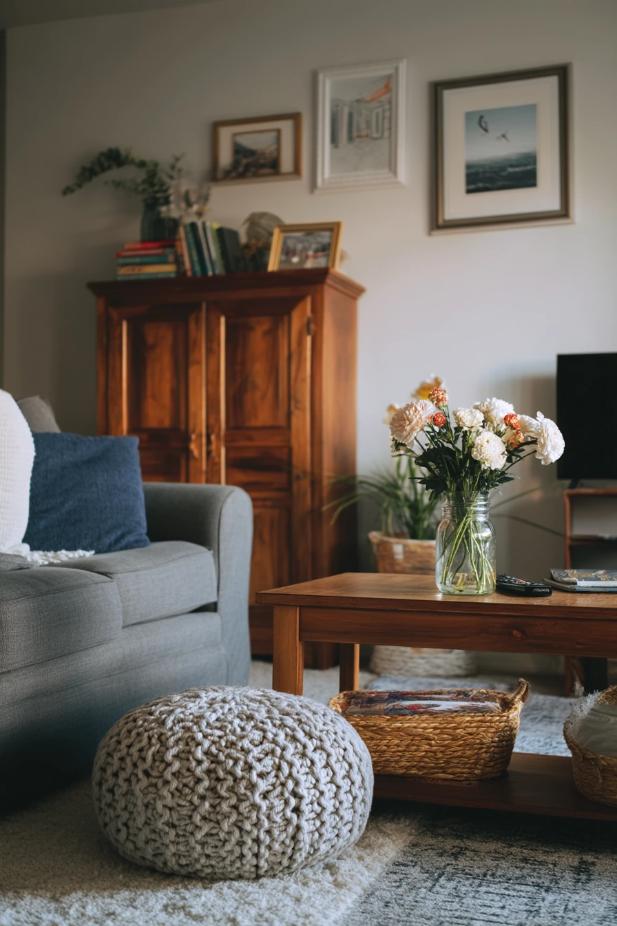 Budget Gray Living Room Update