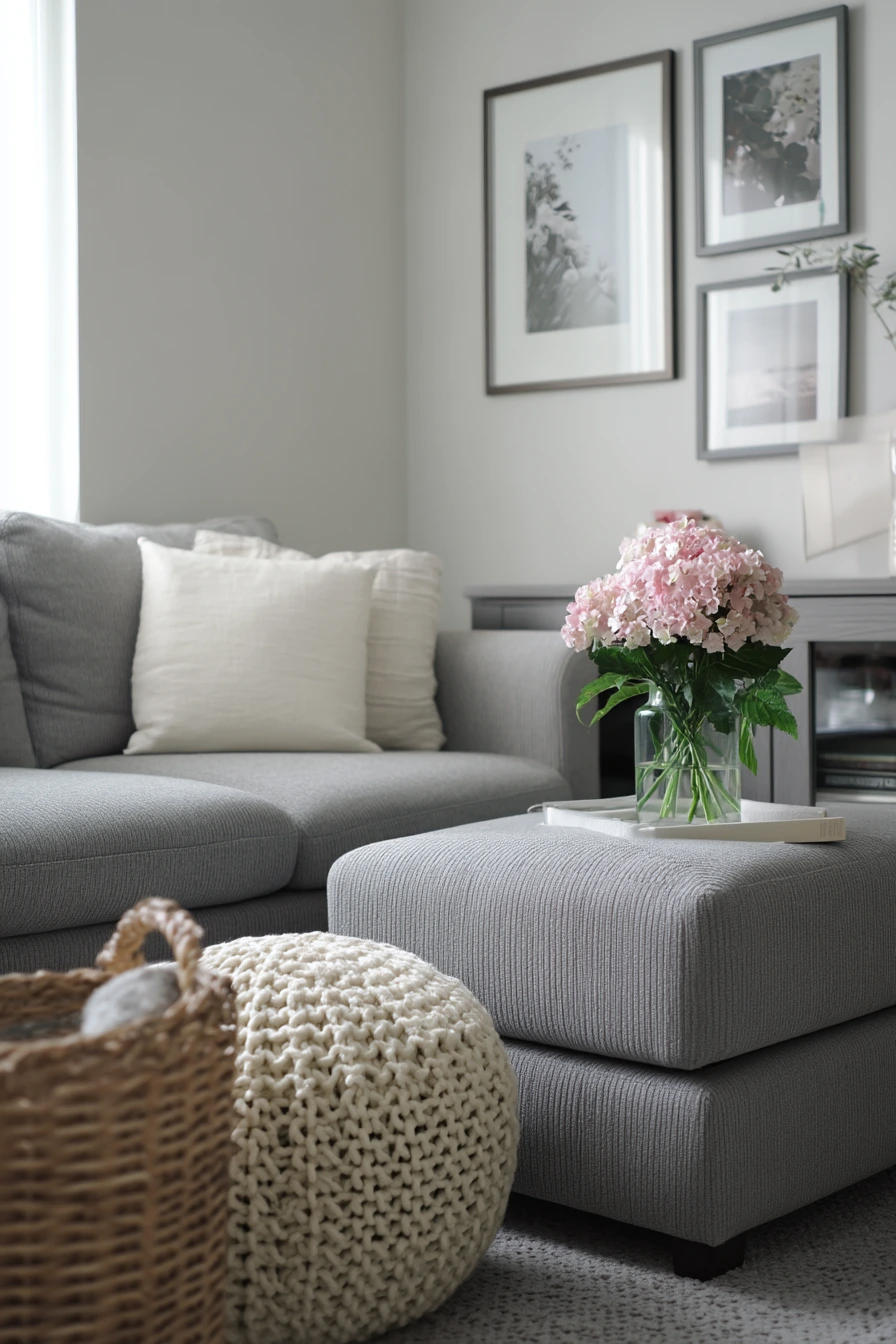 Budget Gray Living Room Update
