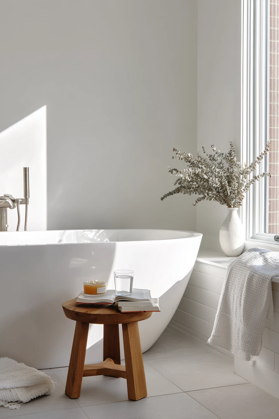 Spa-Like Morning Routine in an All-White Primary Bath