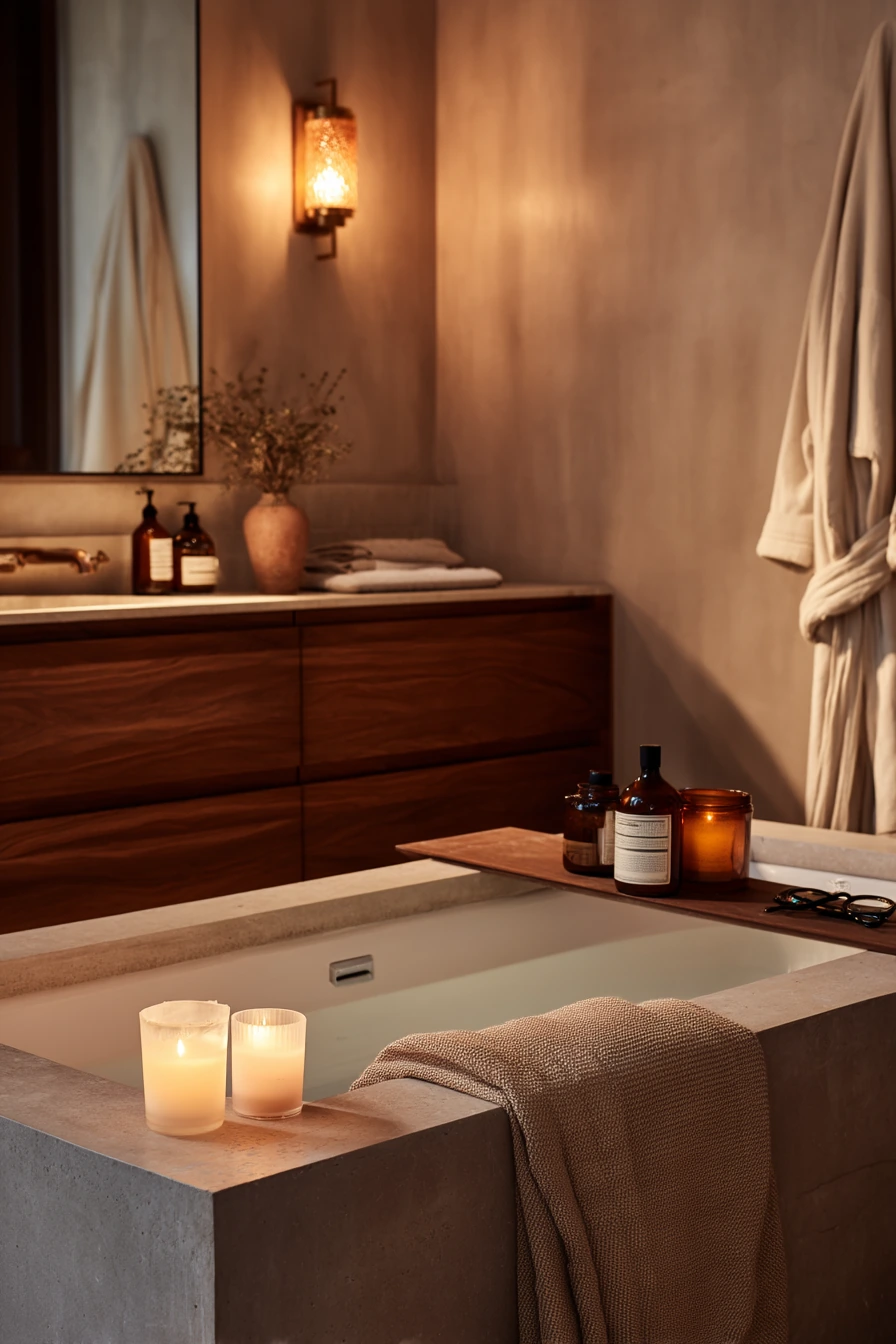 Primary Suite Bathroom with Evening Ritual