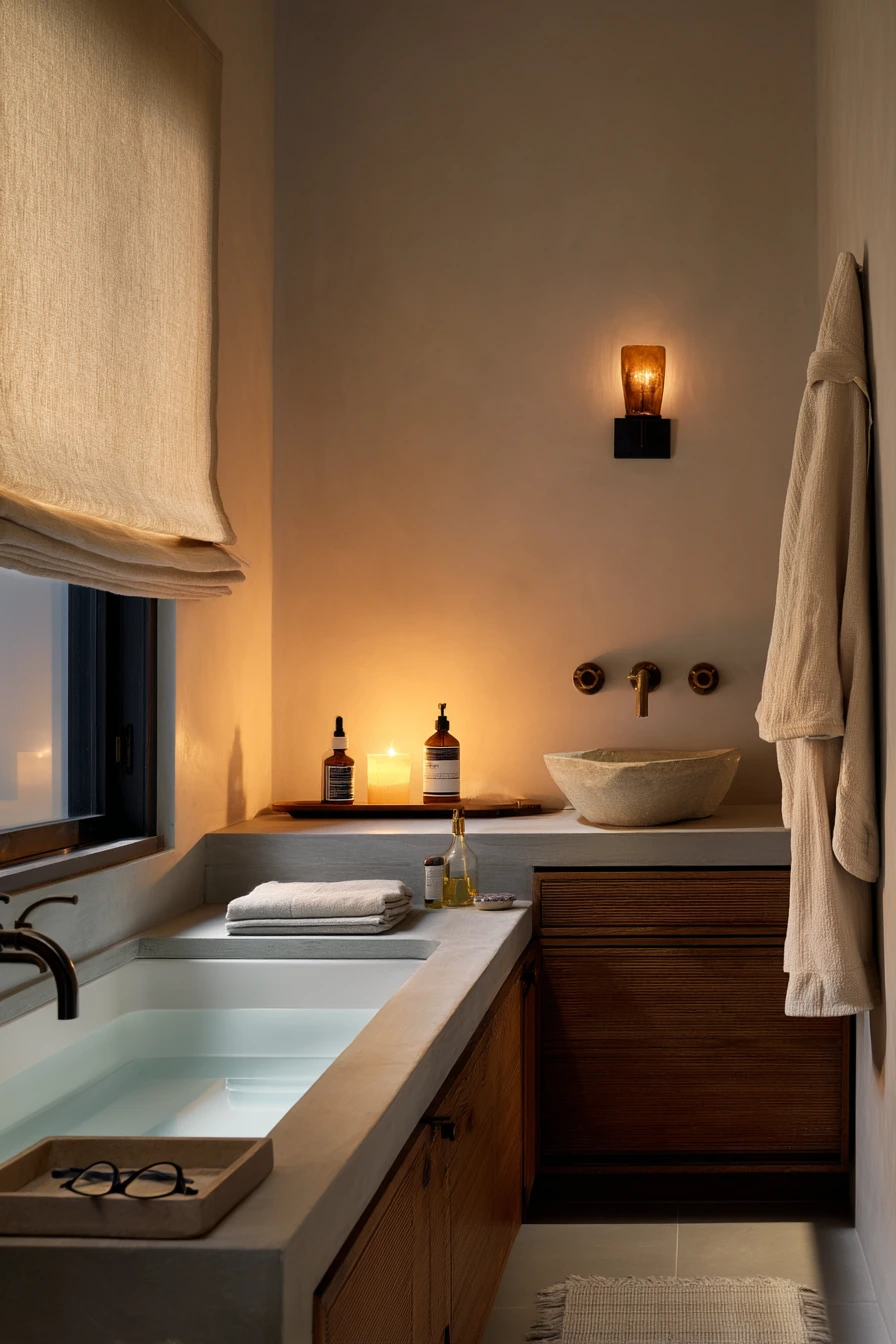 Primary Suite Bathroom with Evening Ritual