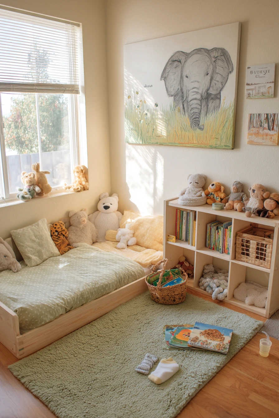 Playful Toddler Room with Storage That Works