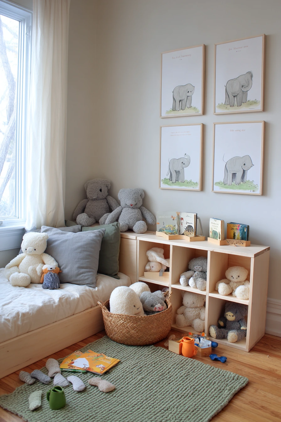 Playful Toddler Room with Storage That Works