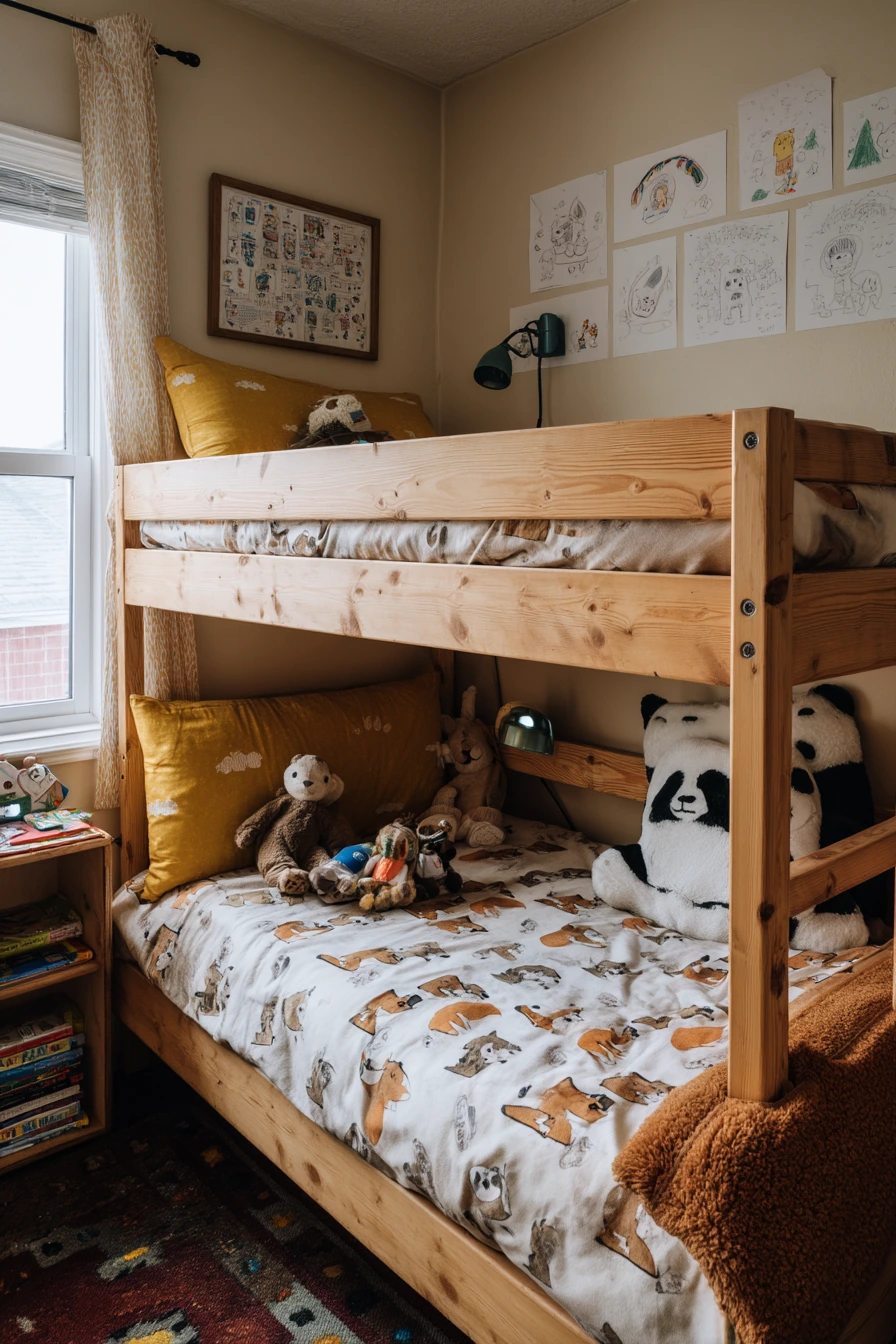 Shared Sibling Bedroom, Animal Adventure Mood