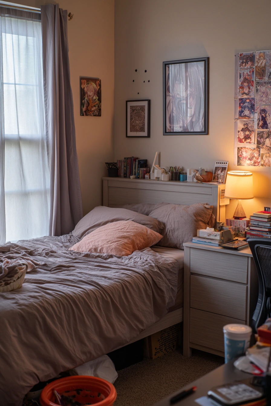 Renter-Friendly Anime Accent Room