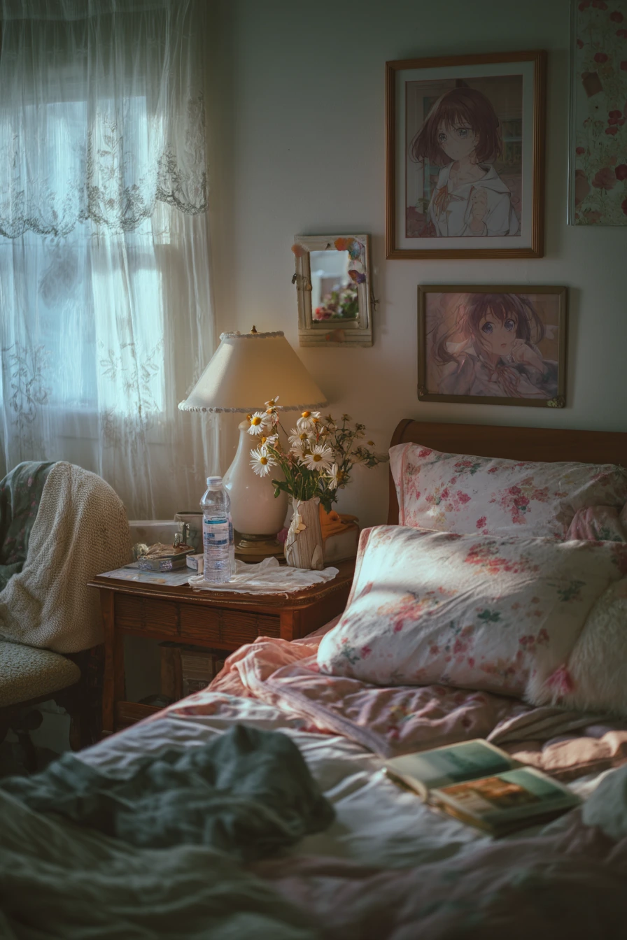 Soft Pastel Anime Retreat