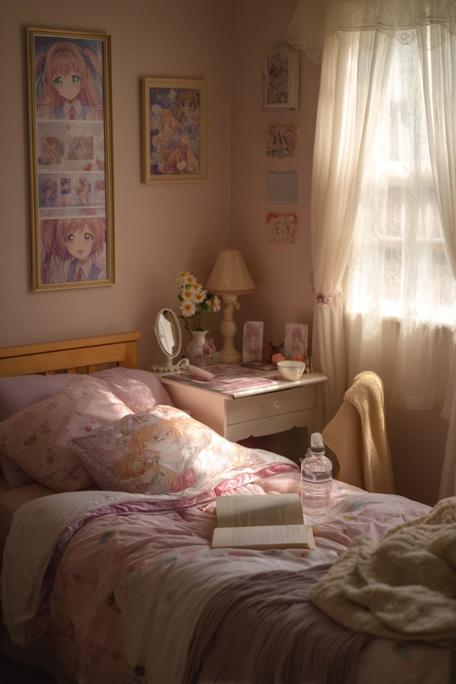 Soft Pastel Anime Retreat