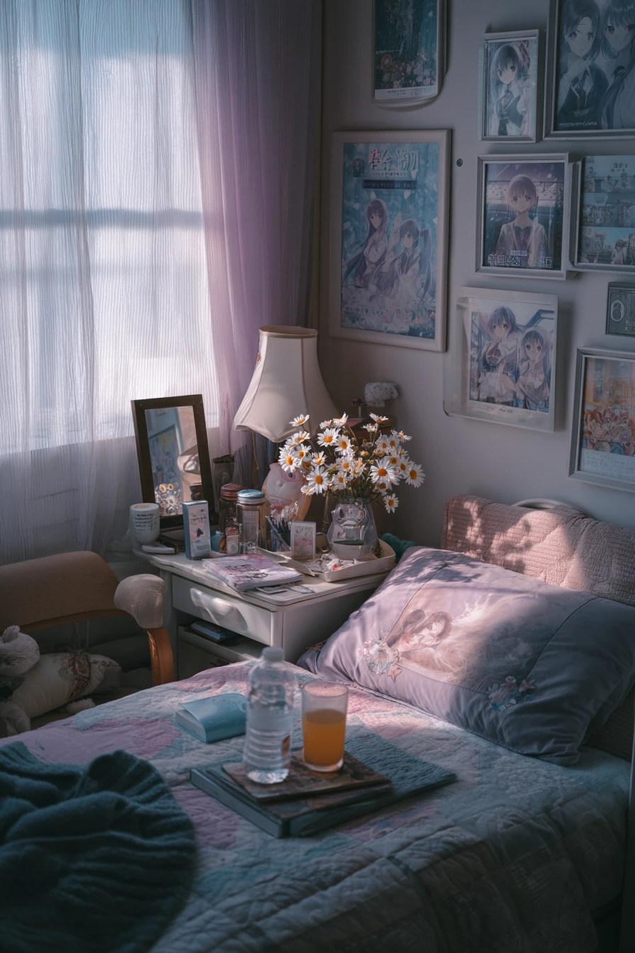 Soft Pastel Anime Retreat
